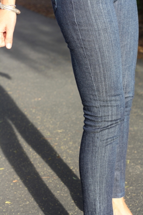 Liana jeans DIY distressed